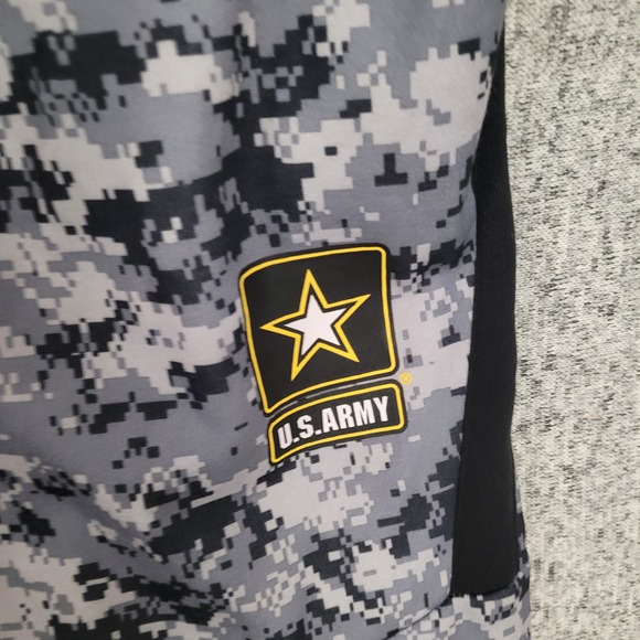 US Army Mens Digital Camo Jogger Sweatpants Grey Black Pixel Camouflage Medium - Picture 9 of 9